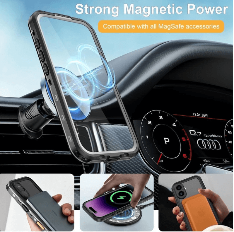 Redpepper Waterproof MagSafe Case for iPhone 17 | Shockproof Cover