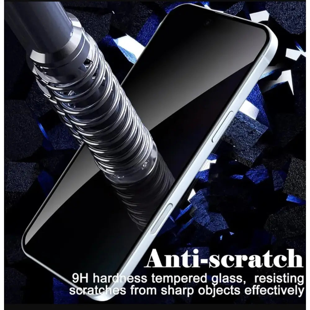 iPhone 17 Privacy Tempered Glass Screen Protector – 9H HD Anti-Spy, 2.5D Rounded Edge, Impact & Scratch Resistant