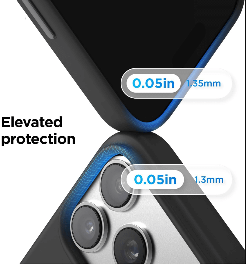 iPhone 18 Pro Black Silicone Case – Soft Protective Cover