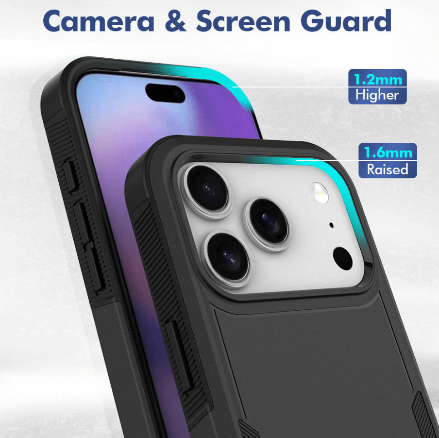 iPhone 18 Pro Max Dual Layer Armor Hard Case