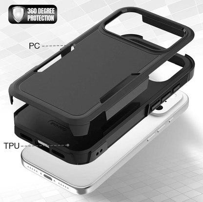 iPhone 17 Pro Max Dual Layer Armor Hard Case