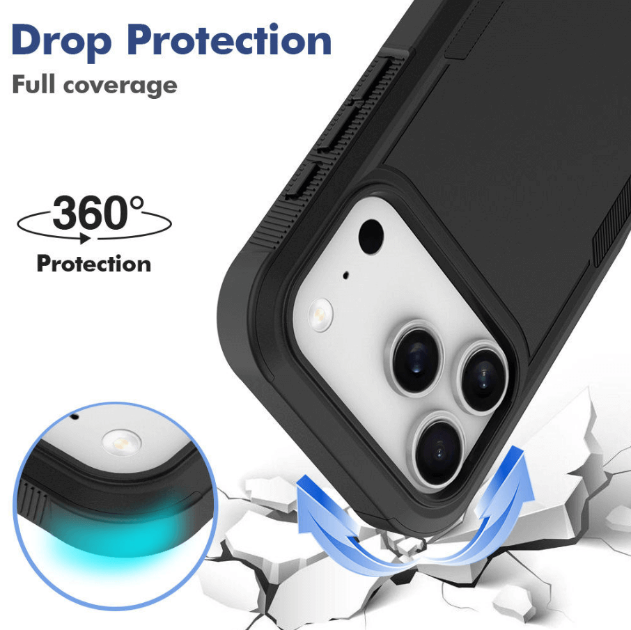 iPhone 17 Pro Max Dual Layer Armor Hard Case