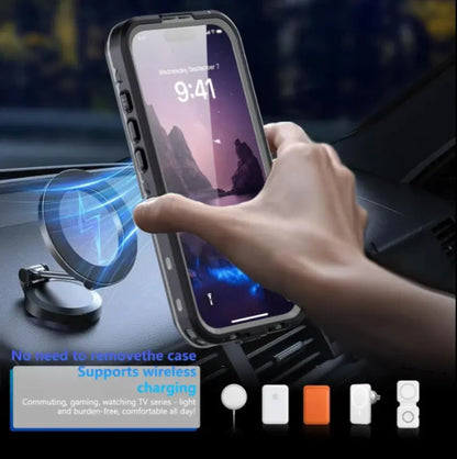 Waterproof & Shockproof Case for iPhone 17 Pro Max – Clear Protective Cover