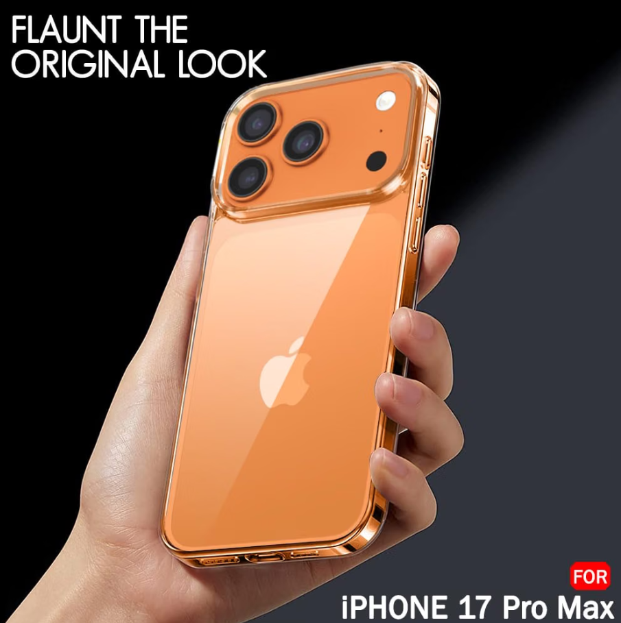 iPhone 17 Pro Max Shockproof Case - Ultimate Protection with Clear Style