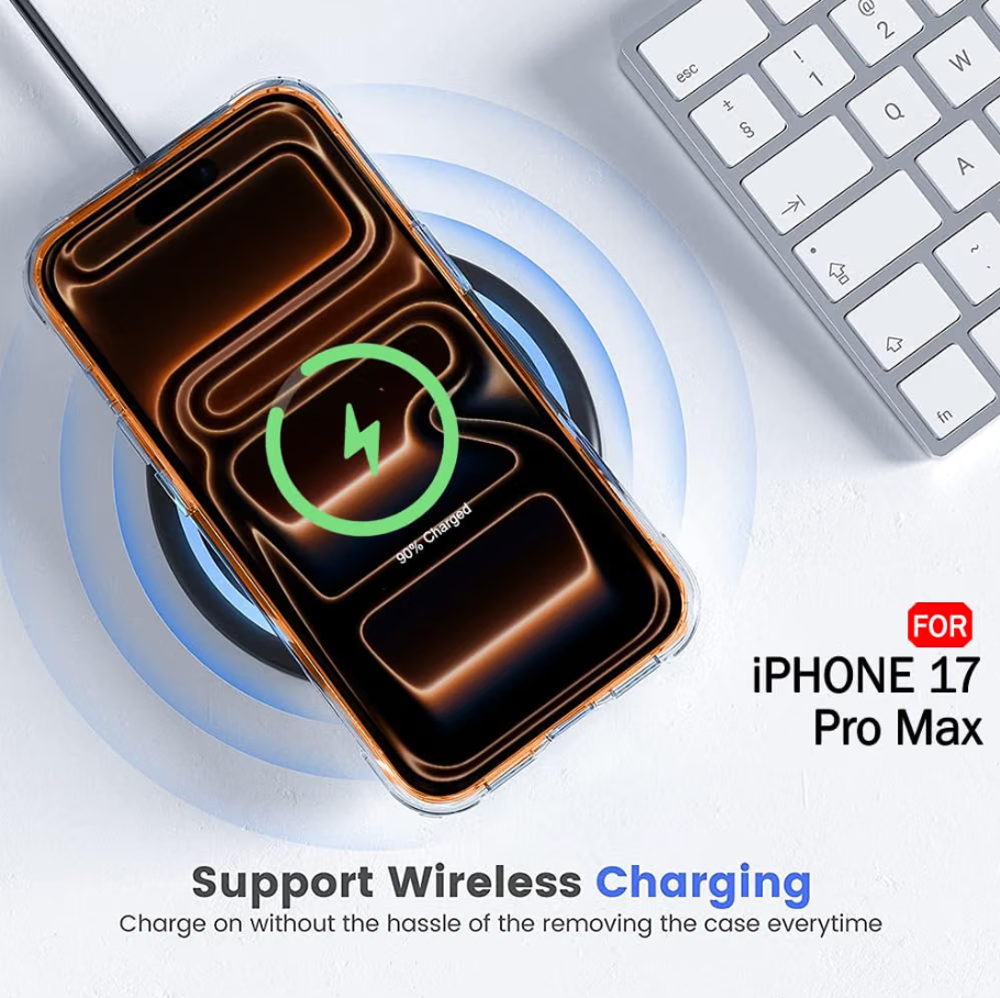 iPhone 17 Pro Max Shockproof Case - Ultimate Protection with Clear Style