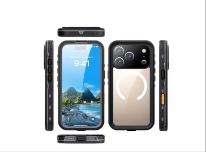 Waterproof & Shockproof Case for iPhone 17 Pro Max – Clear Protective Cover