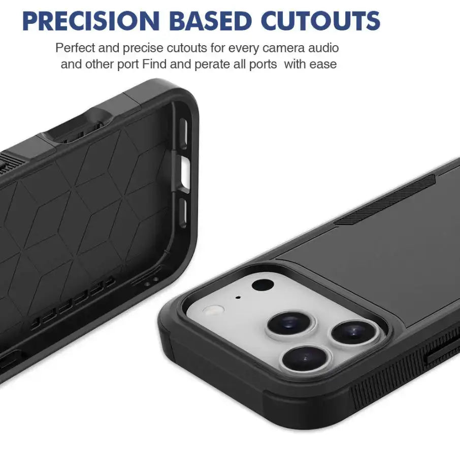 iPhone 18 Pro Dual Layer Armor Hard Case