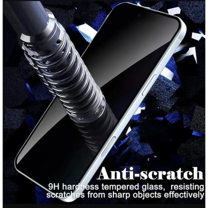 iPhone 18 Pro Max Privacy Tempered Glass Screen Protector (2 Pack) – 9H HD Anti-Spy, 2.5D Rounded Edge, Impact & Scratch Resistant