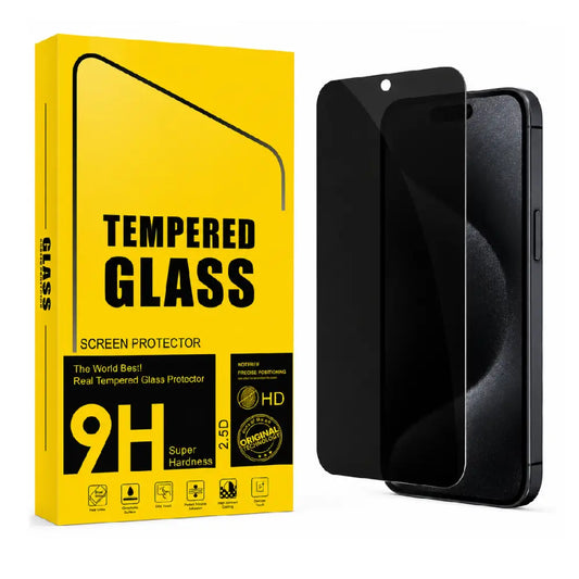iPhone 18 Pro Max Privacy Tempered Glass Screen Protector – 9H HD Anti-Spy, 2.5D Rounded Edge, Impact & Scratch Resistant