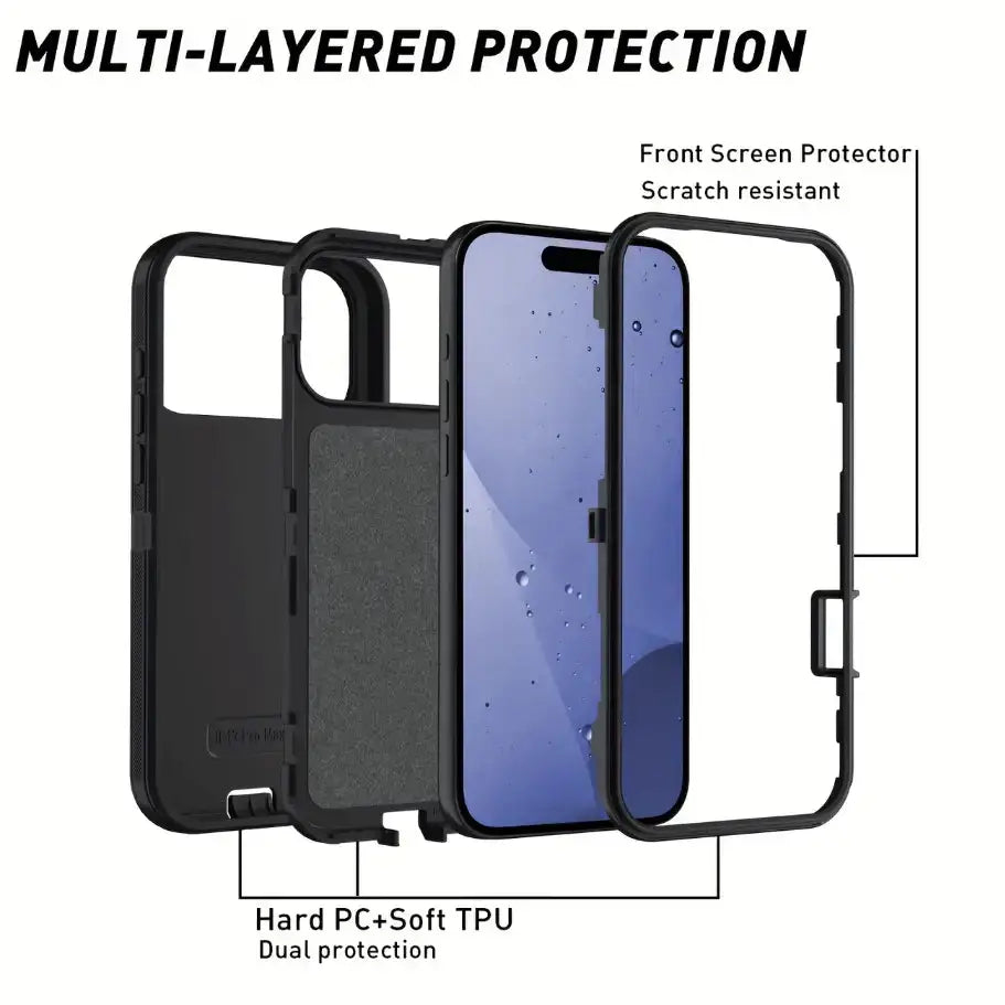 iPhone 18 Pro Max Triple Layer Armor Hard Case