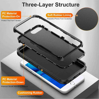 IPhone 7 Plus Triple Layer Armor Hard Case