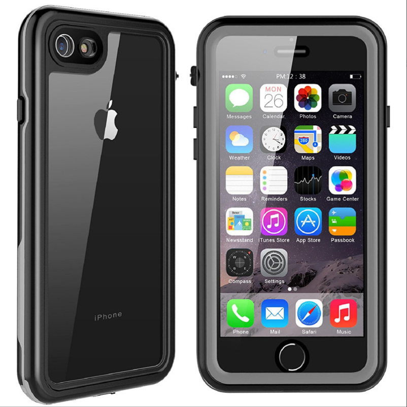 Redpepper Waterproof Case for iPhone 7 Plus / 8 Plus Black