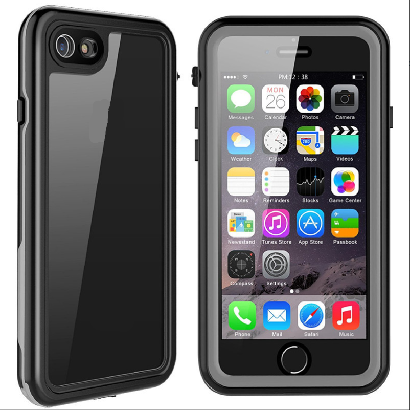 Redpepper Waterproof Case for iPhone 7 Plus / 8 Plus Black