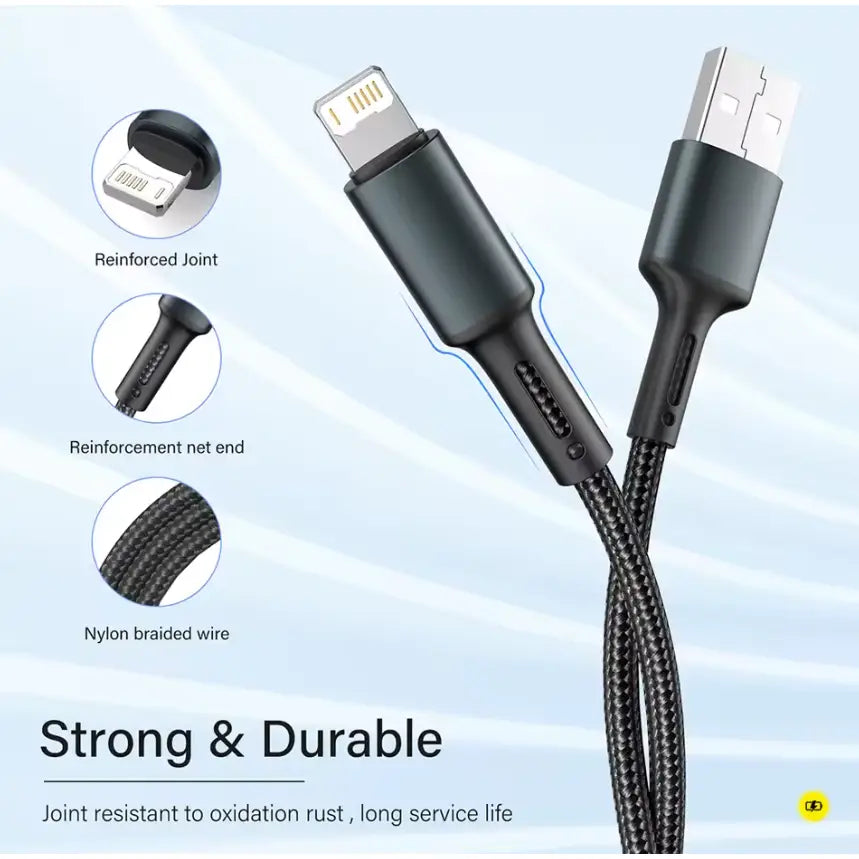 iPhone Fast Charging Cable 1M – USB to Lightning Charger Cable