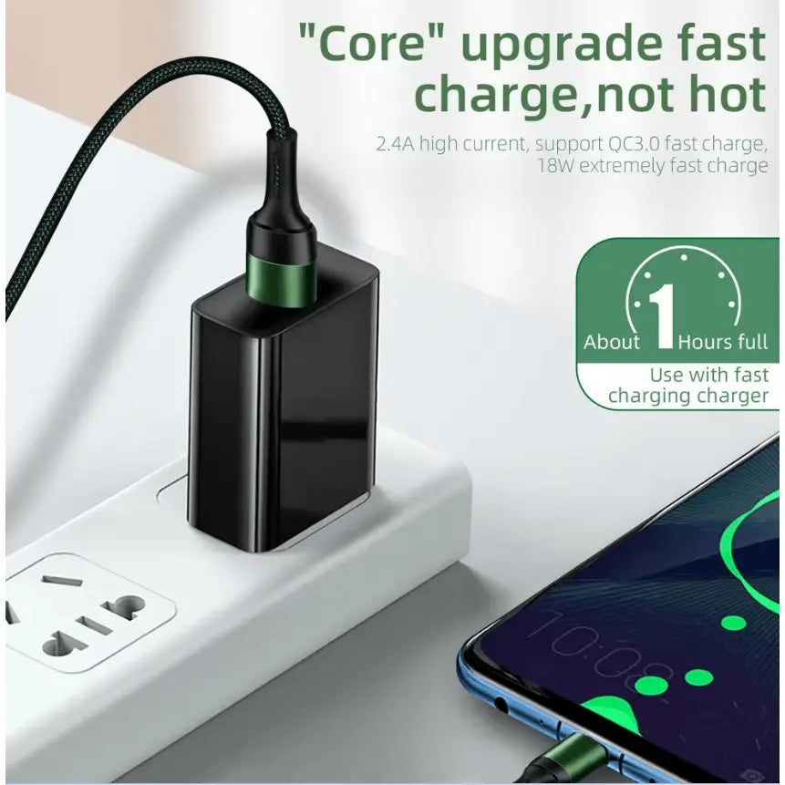 iPhone Fast Charging Cable 1M – USB to Lightning Charger Cable
