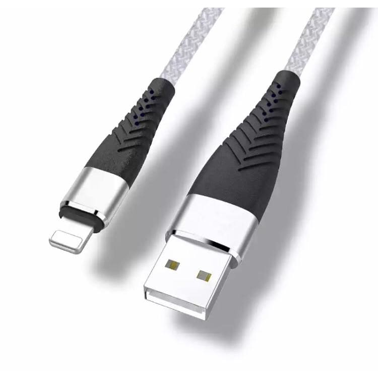 iPhone/iPad Charger Cable - 2m (White & Black)
