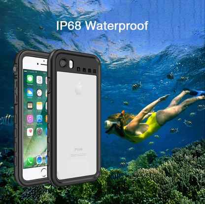 Redpepper Waterproof Case for iPhone SE Black