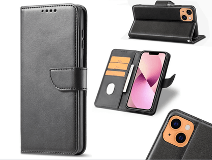 iPhone 14 Plus Wallet Case – Slim Leather Flip Cover with Card Holder