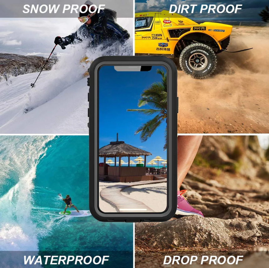 iPhone 13 Mini Waterproof Case Redpepper Full Protective Cover