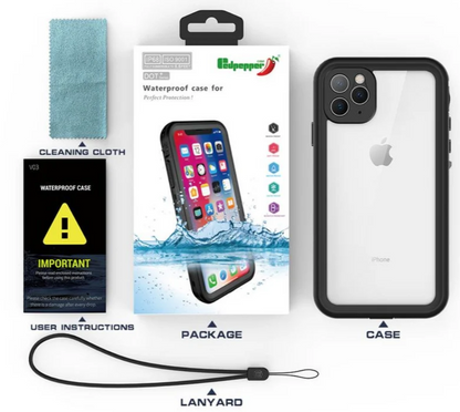 iPhone 12 Pro Waterproof Case Redpepper Full Protective Cover
