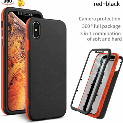 iPhone XS Max 360 Degree Case – 3-Piece Full Body Protection Cover
