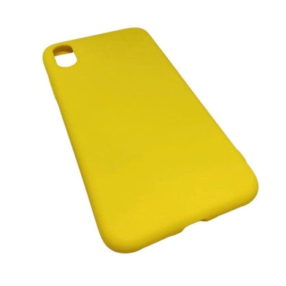 Silicone Case for iPhone X / XS (Yellow)