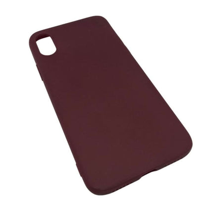 Silicone Case for iPhone X / XS (Maroon)
