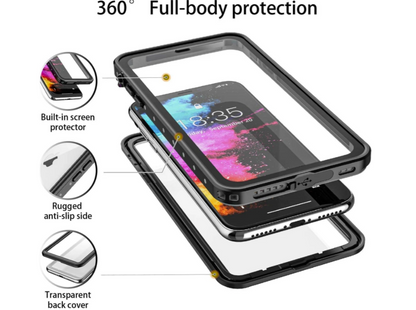 iPhone XS Max Waterproof Case Redpepper Full Protective Cover