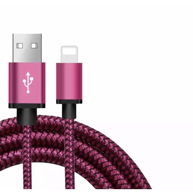 iPhone/iPad Charger Cable - 2m (Red Wine)