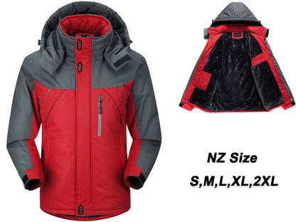 Thermal Mountain Waterproof Fleece Ski Jacket Windproof Rain Jacket