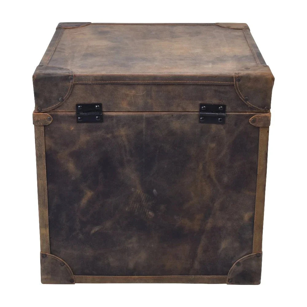 Jaipur Leather Storage Boxes Set at online8 furniture store Auckland