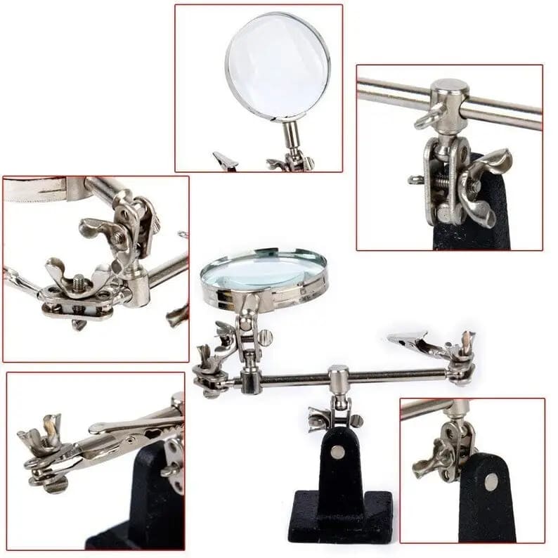 Jeweller, Modelling, Computer Repair Clamp & Magnifying Glass