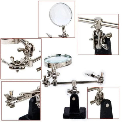 Jeweller, Modelling, Computer Repair Clamp & Magnifying Glass