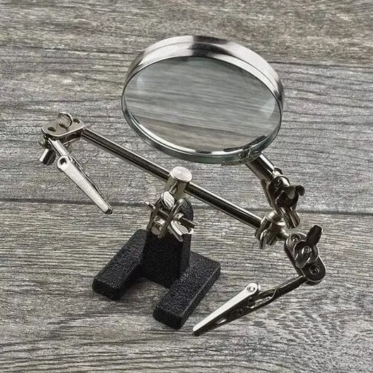 Jeweller, Modelling, Computer Repair Clamp & Magnifying Glass