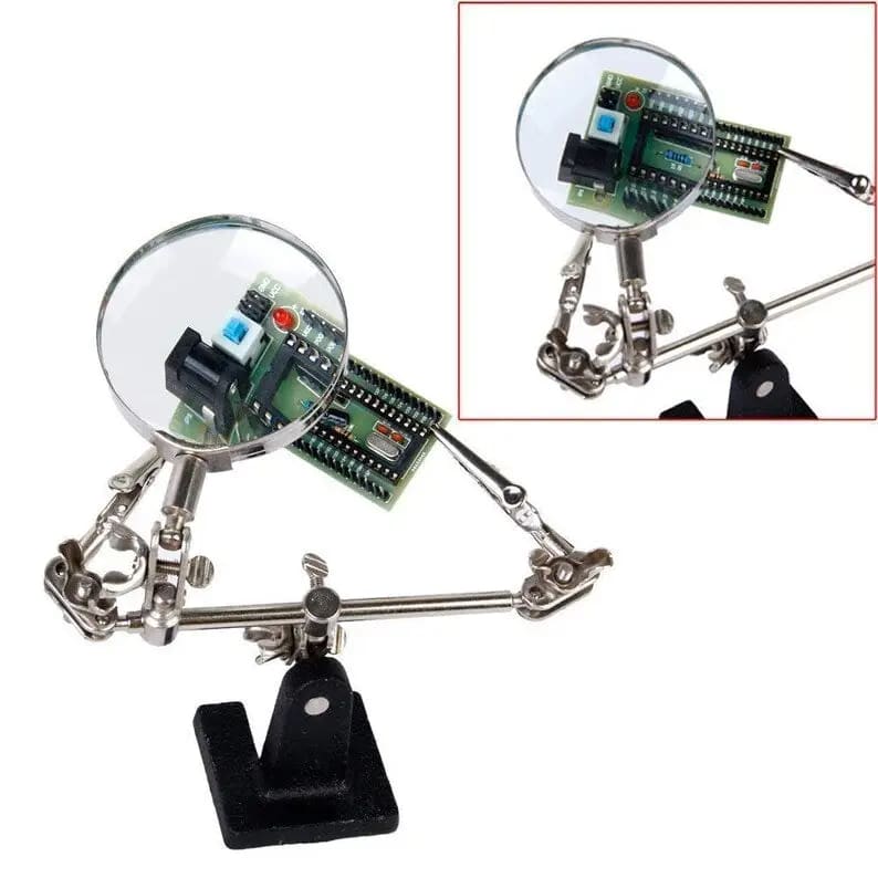 Jeweller, Modelling, Computer Repair Clamp & Magnifying Glass