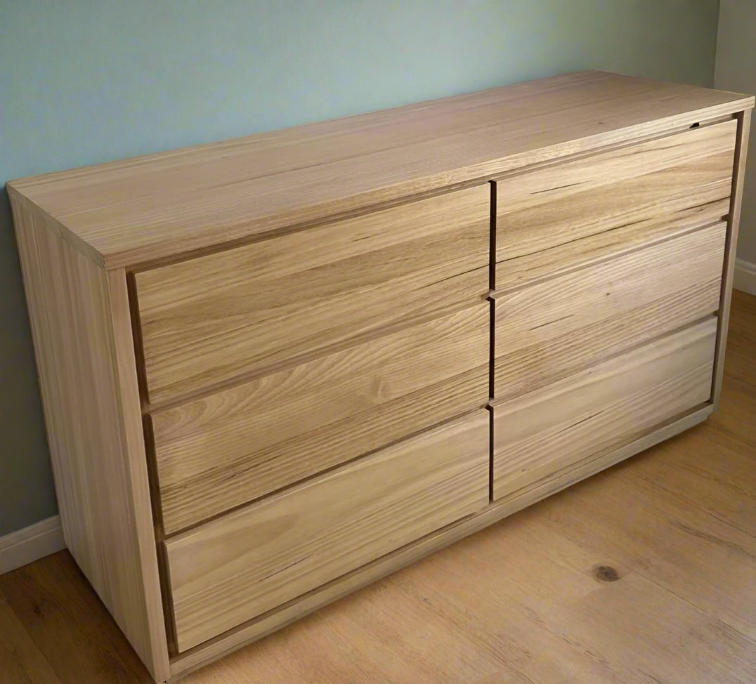 Kansas 6 Drawers Dresser | Lowboy | Shop Now at online8 furniture store Auckland