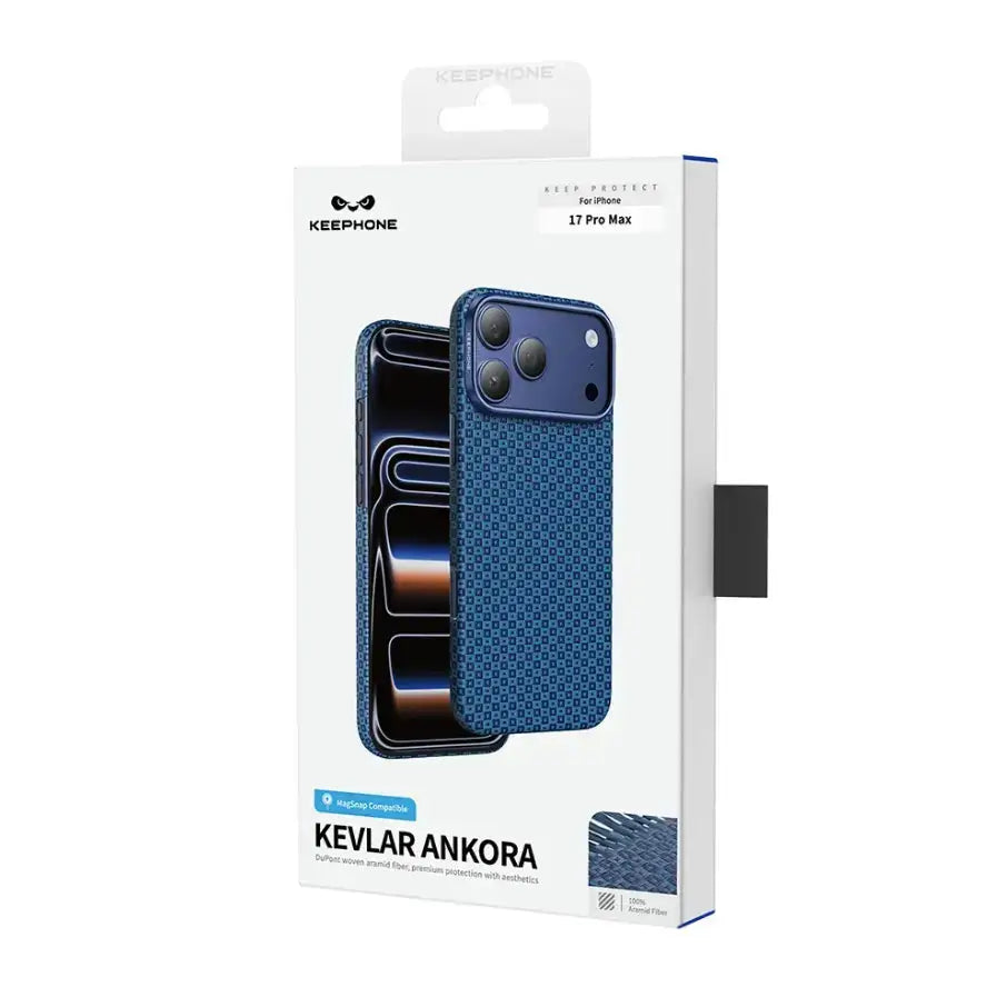 Keephone Ankora Genuine Kevlar Case for iPhone 18 Pro Max with MagSafe