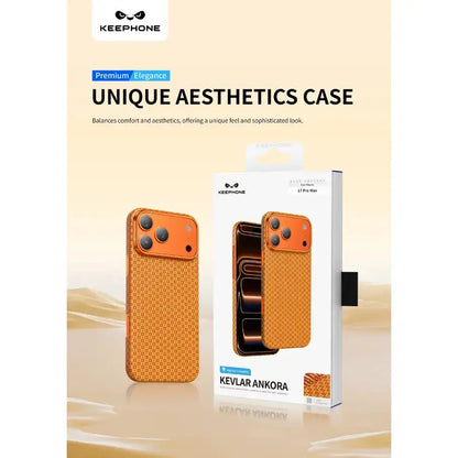 Keephone Ankora Genuine Kevlar Case for iPhone 18 Pro with MagSafe