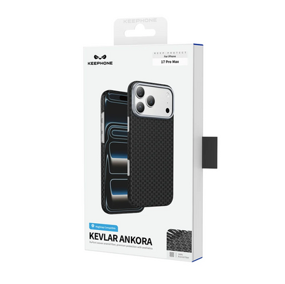 Keephone Ankora Genuine Kevlar Case for iPhone 17 Pro with MagSafe