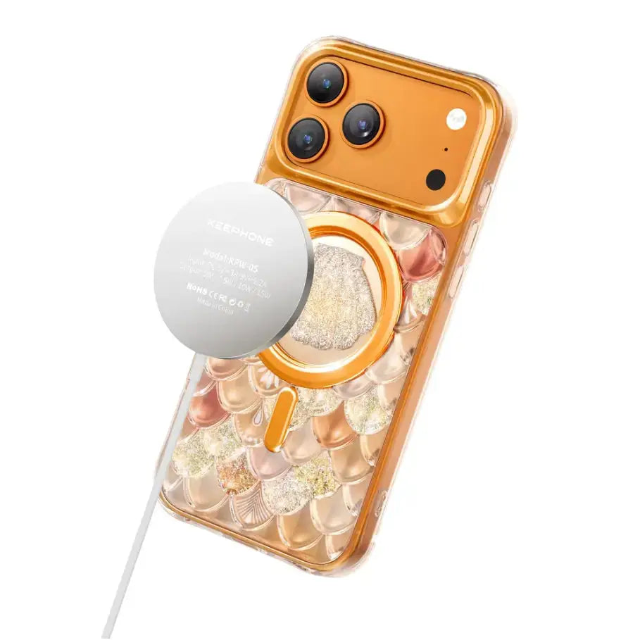 Keephone Iceland Glitter MagSafe Case for iPhone 18 Pro | 3D Diamond Shell Case