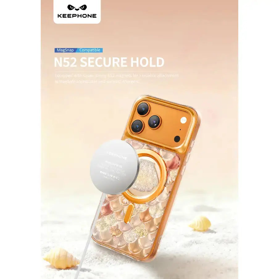 Keephone Iceland Glitter MagSafe Case for iPhone 18 Pro Max | 3D Diamond Shell Case
