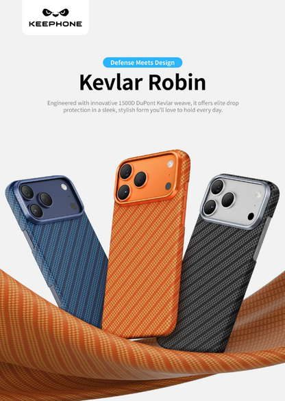 ROBIN Keephone Genuine Kevlar Case for iPhone 18 Pro with MagSafe