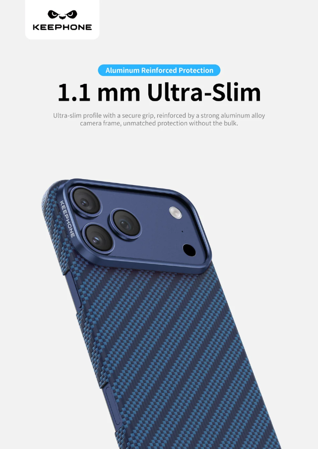 ROBIN Keephone Genuine Kevlar Case for iPhone 17 Pro Max with MagSafe