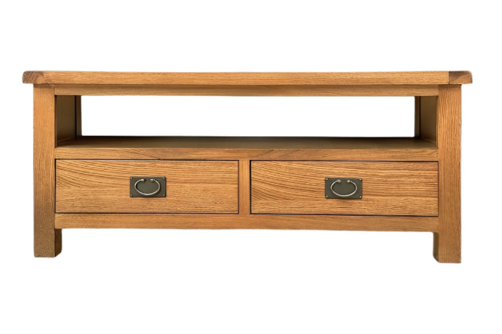 Kensington Oak Entertainment Unit - 1200mm at online8 furniture store Auckland