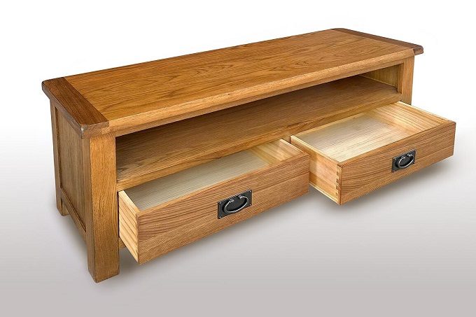 Kensington Oak Entertainment Unit - 1200mm at online8 furniture store Auckland