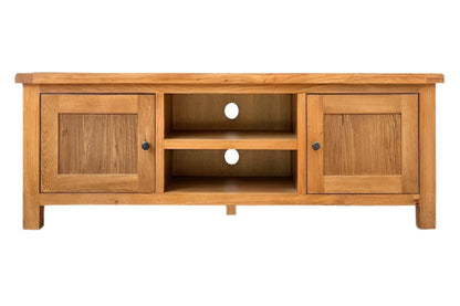 Kensington Oak Entertainment Unit - 1500mm at online8 furniture store Auckland