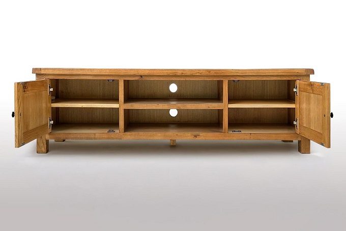 Kensington Oak Entertainment Unit - 1800mm at online8 furniture store Auckland