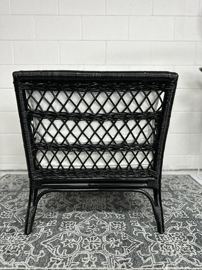 Kenyon Rattan & Canvas Armchair at online8 furniture store Auckland