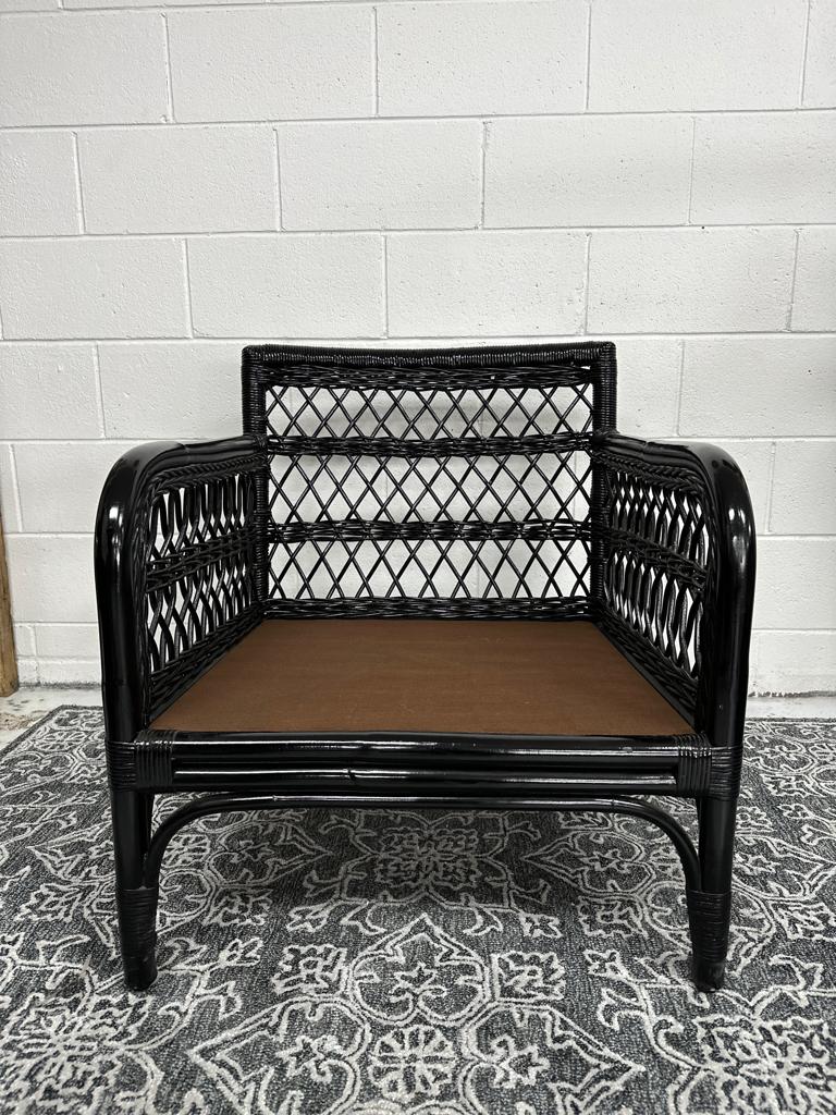 Kenyon Rattan & Canvas Armchair at online8 furniture store Auckland