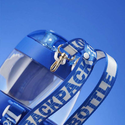 Unicorn & Dinosaur Kids Water Bottle with Dual Lids 1000ml